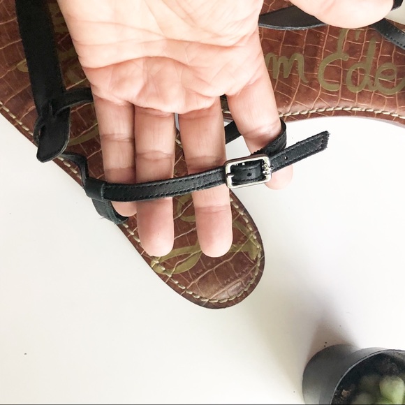 Sam Edelman Black Thong Sandals 9M - Picture 2 of 8